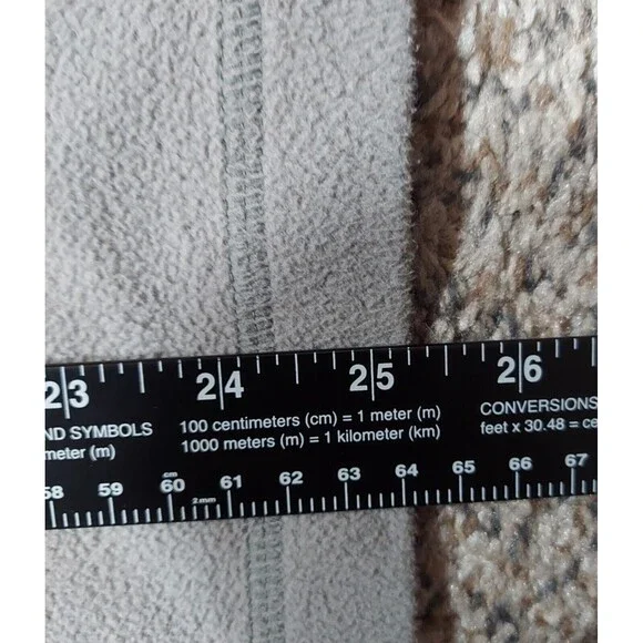 Patagonia Sweater Women's Small Gray Fleece 1/4 Zip Pullover Soft Fuzzy - Picture 6 of 6